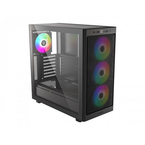 Корпус ID-Cooling Ware 510 ARGB Tempered Glass без БЖ Black купити в Україні | Telemart фото