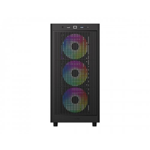 Корпус ID-Cooling Ware 510 ARGB Tempered Glass без БЖ Black купити в Україні | Telemart фото
