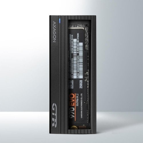 Внешний карман AXAGON M.2 SSD NVME Enclosure USB 3.2 Type-C (EEM2-GTR) Black купить в Украине | Telemart фото