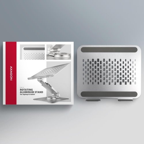 Підставка для ноутбука AXAGON STND-LR Silver купити в Україні | Telemart фото