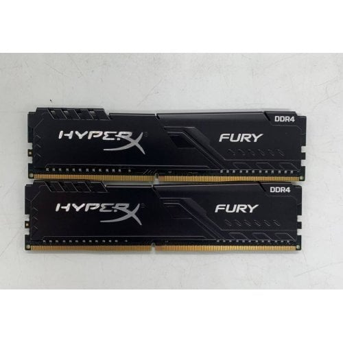 Озу HyperX DDR4 16GB (2x8GB) 3200Mhz Fury Black (HX432C16FB3K2/16) (Восстановлено продавцом, 917211) купить в Украине | Telemart фото