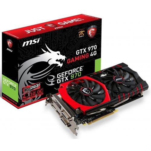 Відеокарта MSI GeForce GTX 970 4096MB (GTX 970 GAMING 4G) (Відновлено продавцем, 917238) купити в Україні | Telemart фото