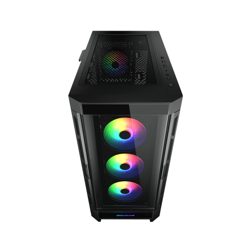 Уцінка корпус Cougar Duoface Pro RGB Tempered Glass без БЖ Black (Розкрита упаковка, 917338) купити в Україні | Telemart фото