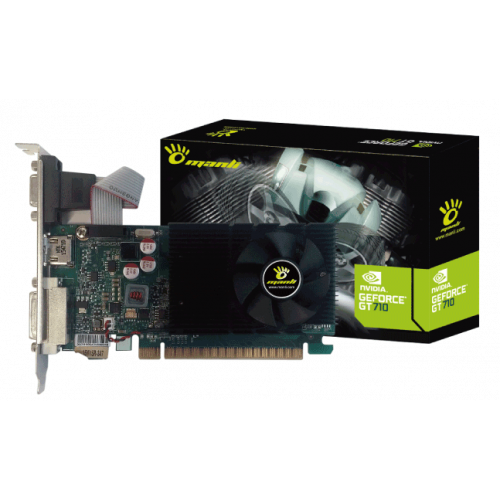 Продать Видеокарта Manli GeForce GT 710 Low Profile Heatsink 1024MB (M-NGT710/3R7LHDLP) по Trade-In интернет-магазине Телемарт - Киев, Днепр, Украина фото