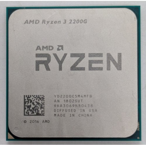 Процесор AMD Ryzen 3 2200G 3.5(3.7)GHz sAM4 Tray (YD2200C5M4MFB) (Відновлено продавцем, 917503) купити в Україні | Telemart фото