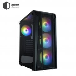 Корпус QUBE BREEZE Black (BREEZE_F5NU3) (Восстановлено продавцом, 917545)