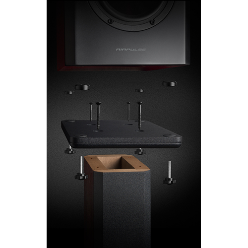 Купить Акустическая система Edifier AirPulse ST300 Speaker Stand Black/Brown - цена в Харькове, Киеве, Днепре, Одессе
в интернет-магазине Telemart фото