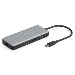Док-станція Digitus Docking Station USB Type-C 8 in 1 (DA-70915) Black/Grey