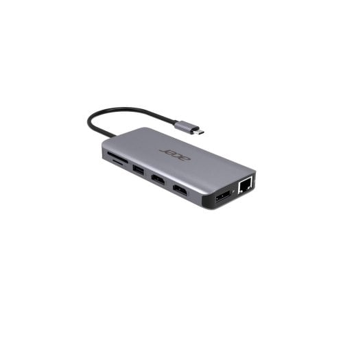 Док-станція Acer USB Type-C 12 in 1 (HP.DSCAB.009) Silver купити в Україні | Telemart фото