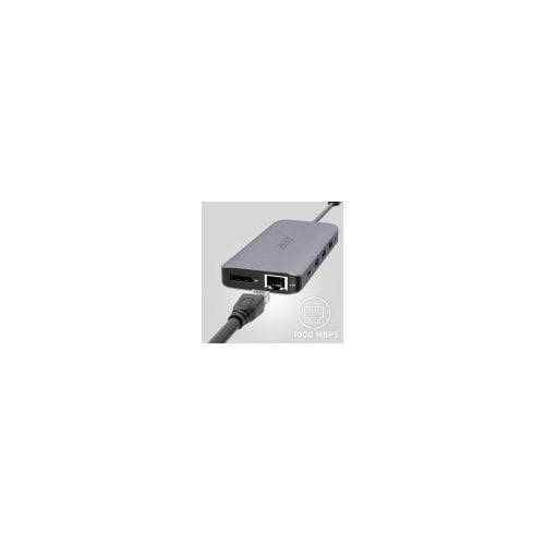 Док-станція Acer USB Type-C 12 in 1 (HP.DSCAB.009) Silver купити в Україні | Telemart фото