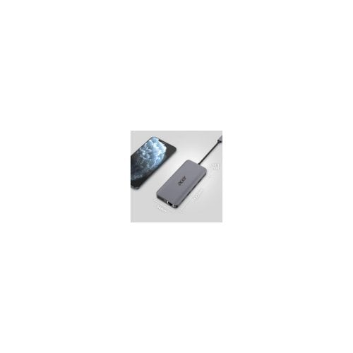 Док-станція Acer USB Type-C 12 in 1 (HP.DSCAB.009) Silver купити в Україні | Telemart фото