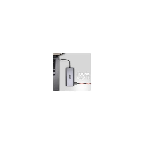 Док-станція Acer USB Type-C 12 in 1 (HP.DSCAB.009) Silver купити в Україні | Telemart фото