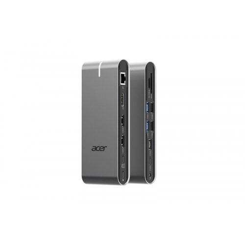 Док-станція Acer Universal Docking Station USB Type-C 15 in 1 (HP.DSCAB.022) Silver купити в Україні | Telemart фото