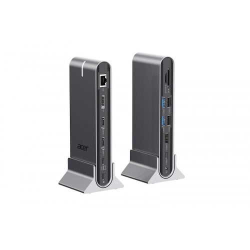 Док-станція Acer Universal Docking Station USB Type-C 15 in 1 (HP.DSCAB.022) Silver купити в Україні | Telemart фото