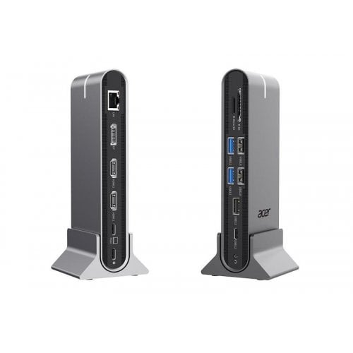 Док-станція Acer Universal Docking Station USB Type-C 15 in 1 (HP.DSCAB.022) Silver купити в Україні | Telemart фото