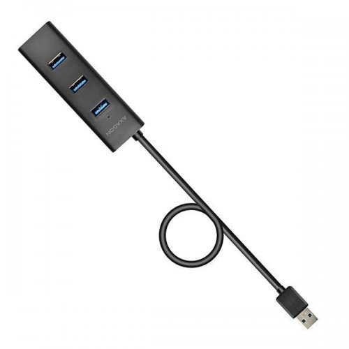 USB-хаб AXAGON Charging USB 3.0 4 in 1 (HUE-S2BL) Black купити в Україні | Telemart фото