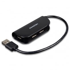 USB-хаб AXAGON HUE-X4B USB 2.0 4 in 1 Black