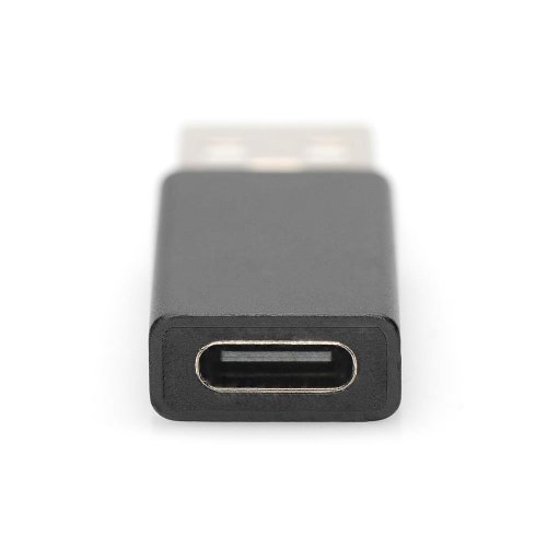 Адаптер Digitus USB 3.0 to USB Type-C Adapter 3A (AK-300524-000-S) Black купити в Україні | Telemart фото