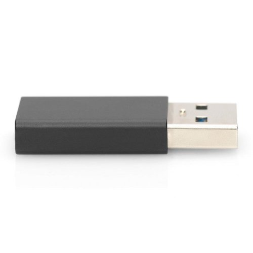 Адаптер Digitus USB 3.0 to USB Type-C Adapter 3A (AK-300524-000-S) Black купити в Україні | Telemart фото