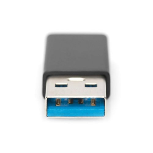 Адаптер Digitus USB 3.0 to USB Type-C Adapter 3A (AK-300524-000-S) Black купити в Україні | Telemart фото