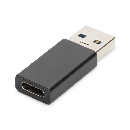 Адаптер Digitus USB 3.0 to USB Type-C Adapter 3A (AK-300524-000-S) Black купити в Україні | Telemart фото