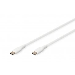 Кабель Digitus USB 2.0 Type-C to USB Type-C 60W 2m (AK-300341-020-W) White