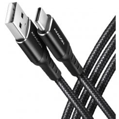 Кабель AXAGON USB to USB Type-C 3A 1.5m (BUCM-AM15AB) Black