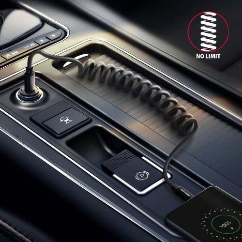 Кабель AXAGON Twister USB Type-C to USB Type-C 60W 0.6m (BUCM-CM10TB) Black купити в Україні | Telemart фото