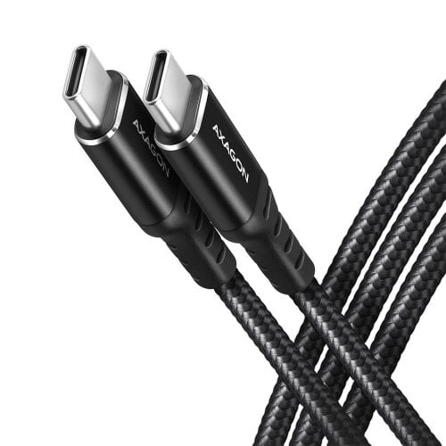 Кабель AXAGON USB Type-C to USB Type-C 60W 3m (BUCM3-CM30AB) Black купить в Украине | Telemart фото