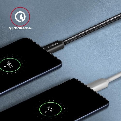 Кабель AXAGON USB Type-C to USB Type-C 100W 1m (BUCM32-CM10AB) Black купить в Украине | Telemart фото