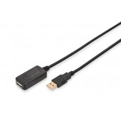 Удлинитель Digitus USB 2.0 to USB 5m (DA-70130-4) Black