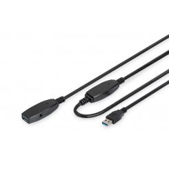 Удлинитель Digitus USB 3.0 to USB 20m (DA-73107) Black