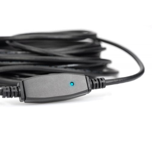 Подовжувач Digitus USB 3.0 to USB 20m (DA-73107) Black купити в Україні | Telemart фото