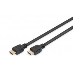 Кабель Digitus HDMI to HDMI V2.1 8K 1m (AK-330124-010-S) Black