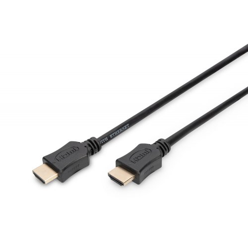 Кабель Digitus HDMI to HDMI 4K 2m (AK-330107-020-S) Black купить в Украине | Telemart фото