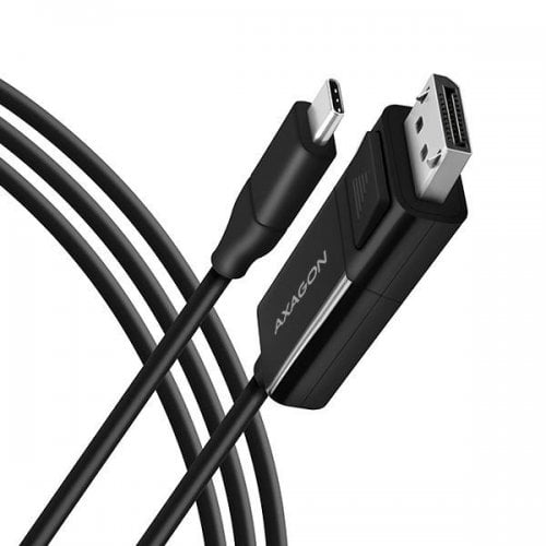 Кабель AXAGON USB Type-C to DisplayPort V1.2 4K 1.8m (RVC-DPC) Black купить в Украине | Telemart фото