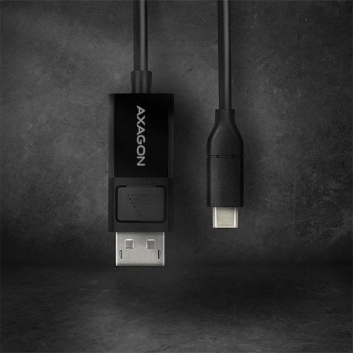 Кабель AXAGON USB Type-C to DisplayPort V1.2 4K 1.8m (RVC-DPC) Black купить в Украине | Telemart фото