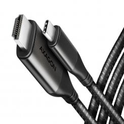 Кабель AXAGON USB Type-C to HDMI V2.1a 4K 1.8m (RVC-HI2MC) Black