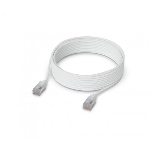 Патч-корд Ubiquiti UniFi Premium Patch Cable Cat6a 5m (UACC-Cable-Patch-EL-C6A-5M-W) White купить в Украине | Telemart фото