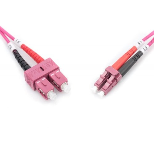 Оптичний патч-корд Digitus Fiber LC-SC Duplex MM OM4 50/125 3m LSZH (DK-2532-03-4) Violet купити в Україні | Telemart фото