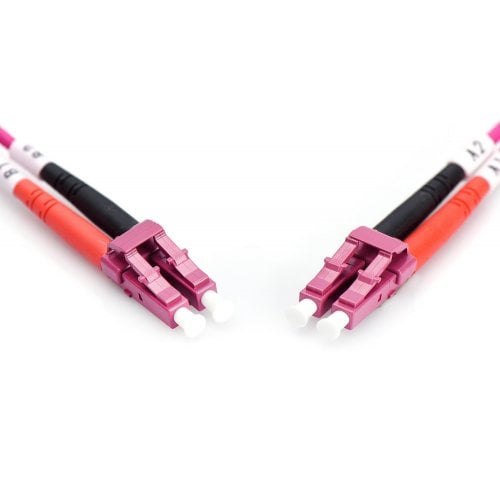 Оптичний патч-корд Digitus Fiber LC-LC Duplex MM OM4 50/125 5m LSZH (DK-2533-05-4) Violet купити в Україні | Telemart фото