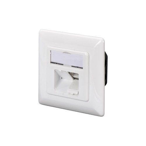 Розетка Digitus Cat5e Shielded 2 port flush mount outlet (DN-9001-N) White купити в Україні | Telemart фото