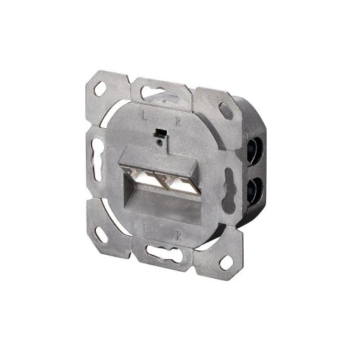 Розетка Digitus Cat5e Shielded 2 port flush mount outlet (DN-9001-N) White купити в Україні | Telemart фото