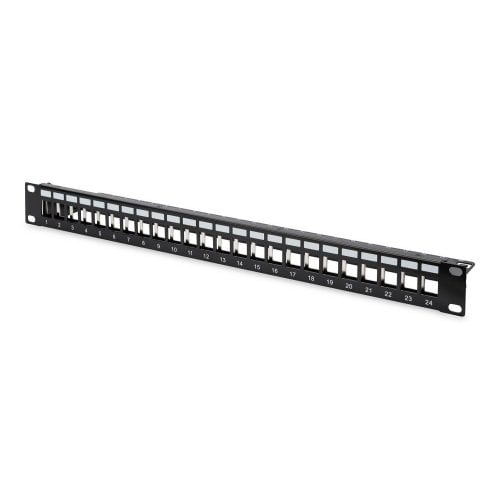 Патч-панель Digitus Modular Keystone 24-Port 19in 1U (DN-91411) Black купити в Україні | Telemart фото