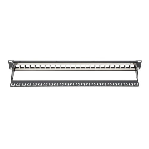 Патч-панель Digitus Modular Keystone 24-Port 19in 1U (DN-91411) Black купити в Україні | Telemart фото