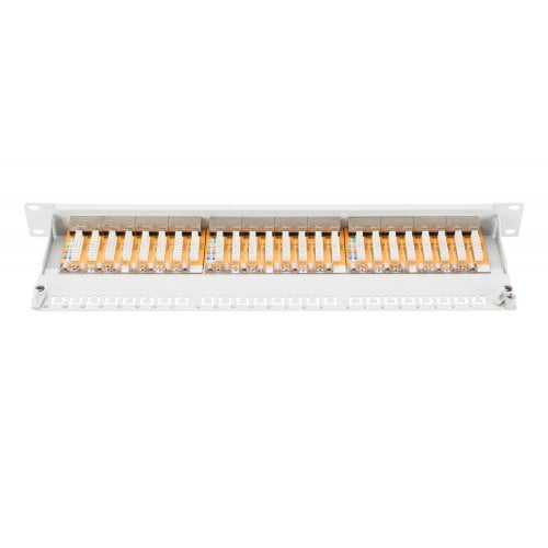 Патч-панель Digitus Cat6 Shielded 24-Port LSA 19in 1U (DN-91624S) Grey купити в Україні | Telemart фото