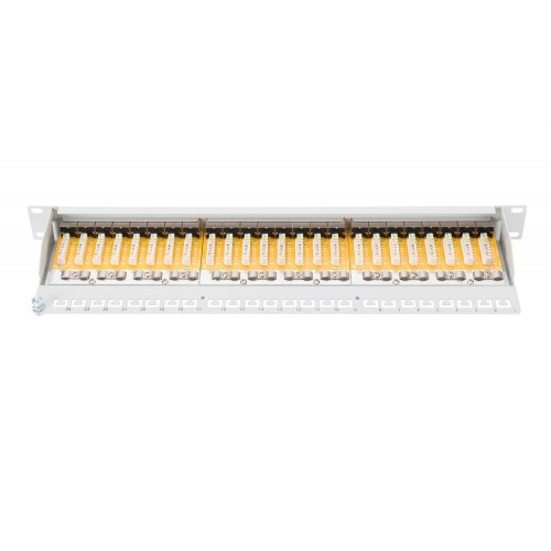 Патч-панель Digitus Cat6 Shielded 24-Port LSA 19in 1U (DN-91624S) Grey купити в Україні | Telemart фото