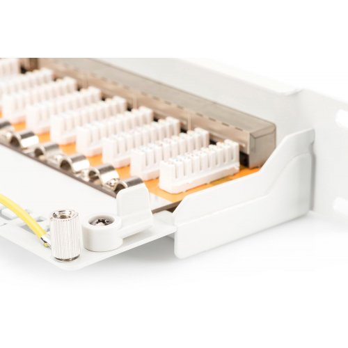 Патч-панель Digitus Cat6 Shielded 24-Port LSA 19in 1U (DN-91624S) Grey купити в Україні | Telemart фото