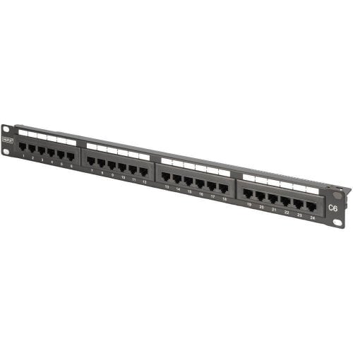 Патч-панель Digitus Cat6 UTP 24-Port LSA 19in 1U (DN-91624U-CR) Black купити в Україні | Telemart фото
