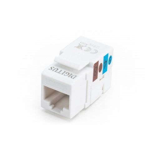 Модуль Digitus Cat5e UTP Keystone Jack RJ45 to LSA (DN-93501) White купити в Україні | Telemart фото